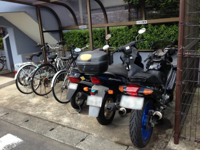 【その他共用部分】 | セザール第５鷺沼 | バイク置場