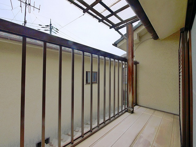 大西一戸建のバルコニー