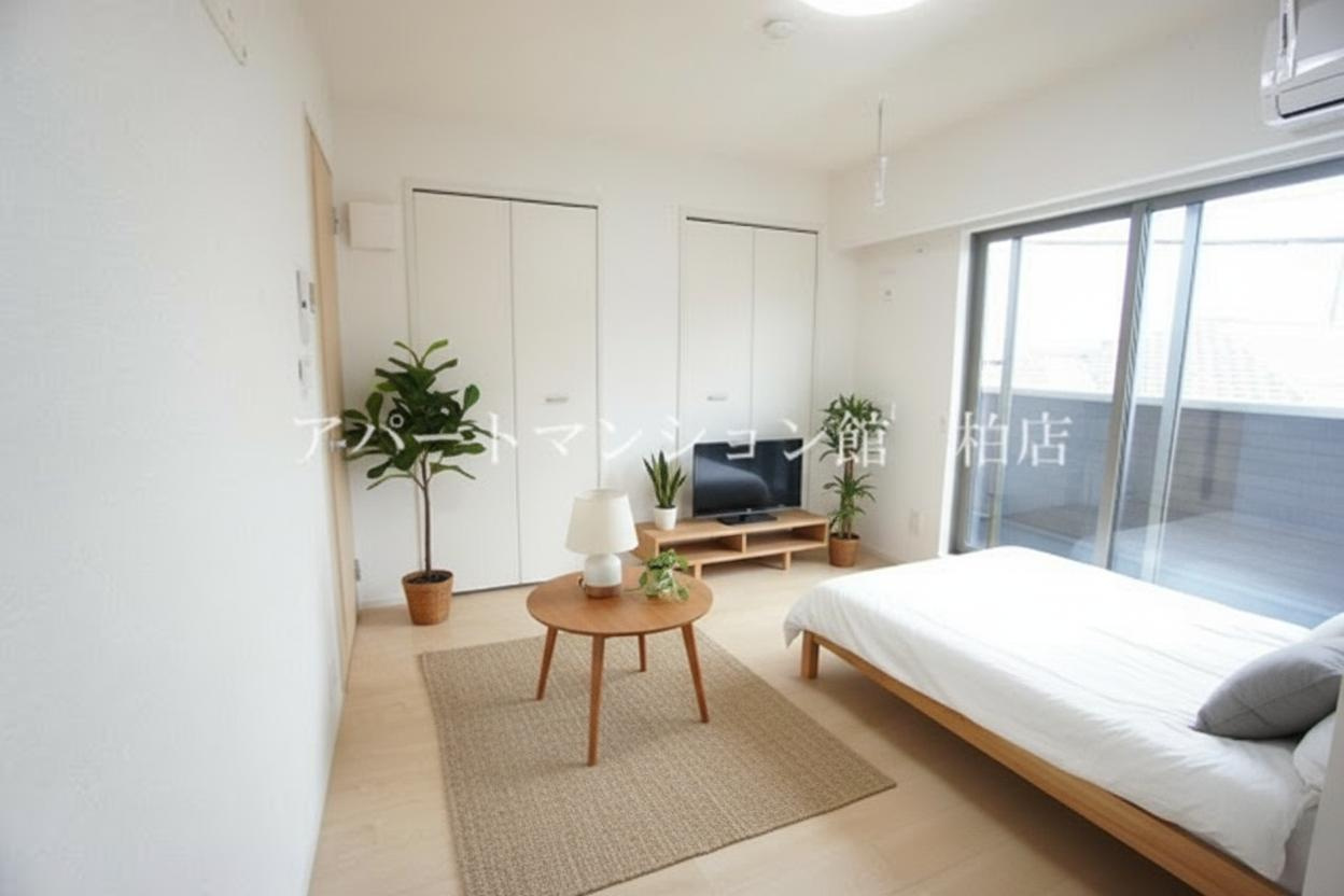 シェーヌⅣの居間・リビング|CGで家具等を配置したものです。実際に家具等は含まれません。