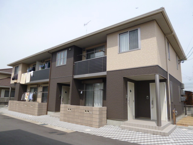倉敷市大内のアパートの外観