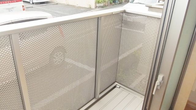 ハイツみらいのバルコニー|明るいバルコニー