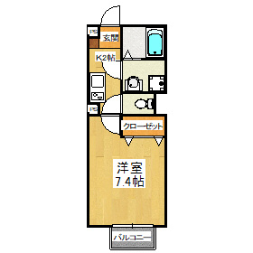 ハイツみらいの間取り