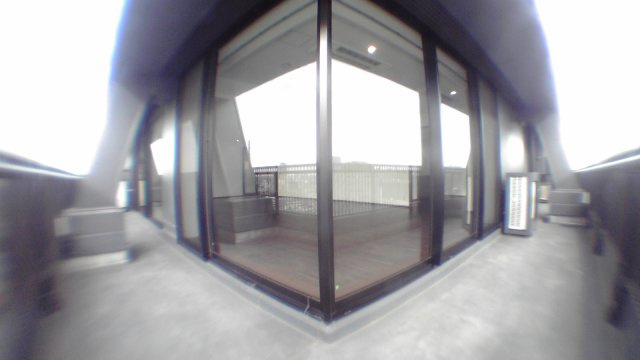 千代田区二番町の賃貸マンションのバルコニー
