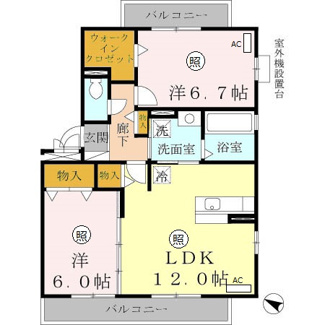 【間取り】 | 牛滝檸荘　Ｂ棟