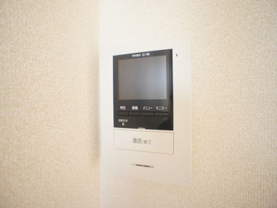 【セキュリティ】 | シャーメゾン睦Ｂ | 訪問者の確認ができるTVドアホン付きです♪