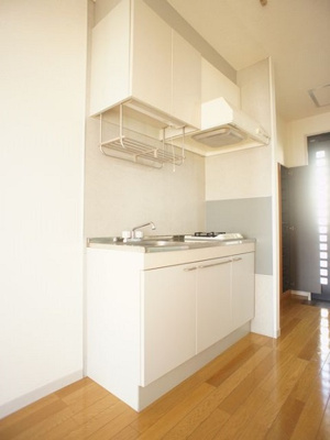 【キッチン】 | シャーメゾン睦Ｂ | 収納と1口コンロ付きです♪