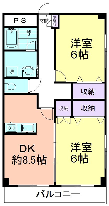 カーサペリオーレの間取り