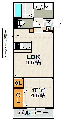 リノ向月町の間取り