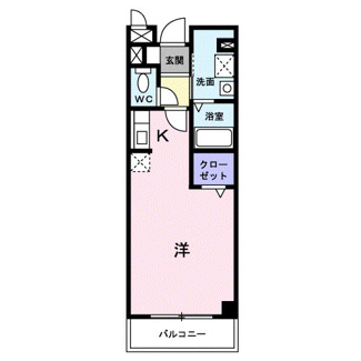 【間取り】 | シンセリティーヒルズ３ | ★バストイレ別１Ｋ