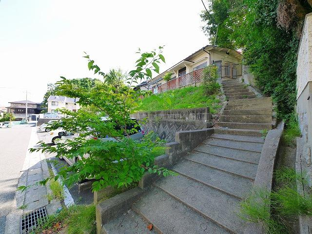 西松ケ丘平屋森田邸のエントランス