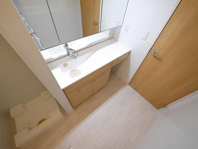 ファイブスターの洗面所|スペースが確保できる洗面所です