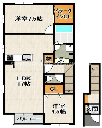 SERENO中野の間取り