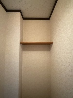 【収納】 | コーポスタートⅢ | トイレ収納棚付き