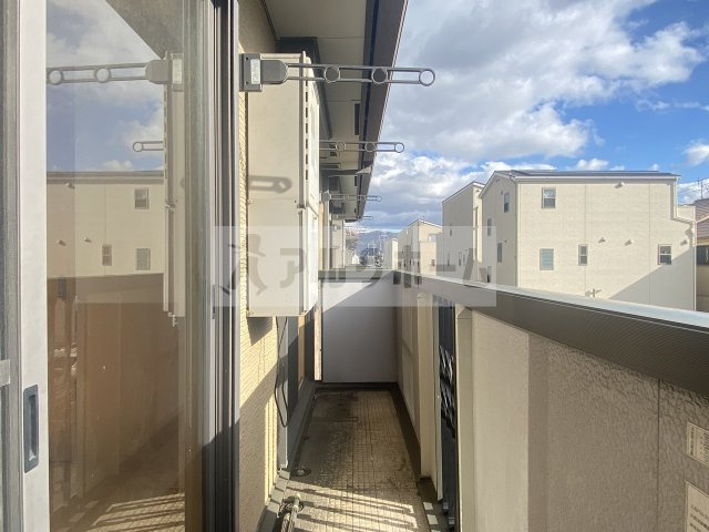 ディアコート91　A棟のバルコニー