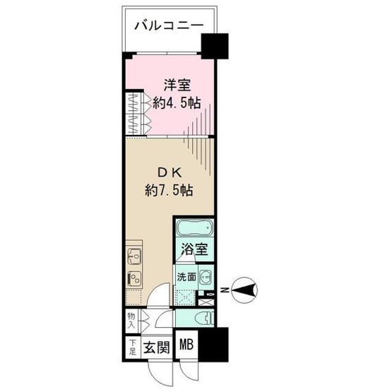 【間取り】 | ザ・パークハビオ天満橋