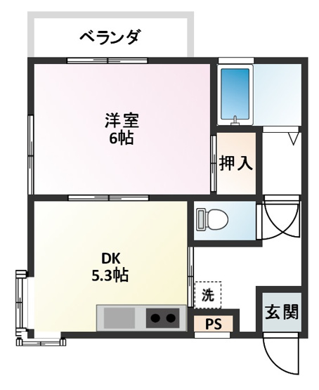 【間取り】 | シャトリエⅠ