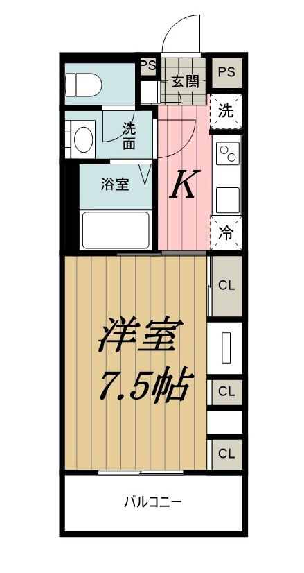 リブリ・桂(カツラ)の間取り