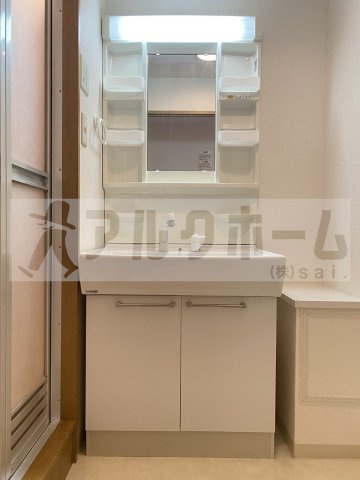 コルティーレ緑ヶ丘の独立洗面台