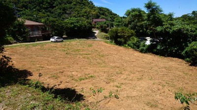 【前面道路含む現地写真】 | 本部町　土地