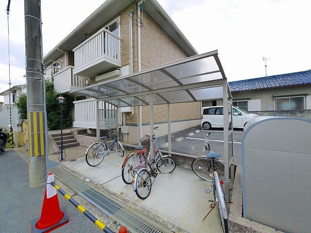スカイヒルズのその他共用部分|駐輪場です
