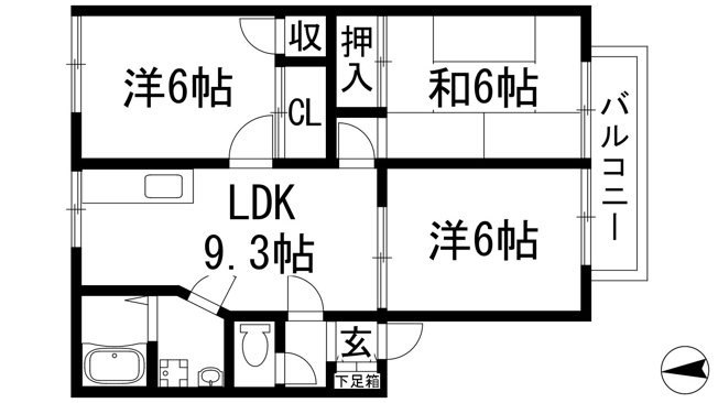 【間取り】 | ネオアーバンコートー