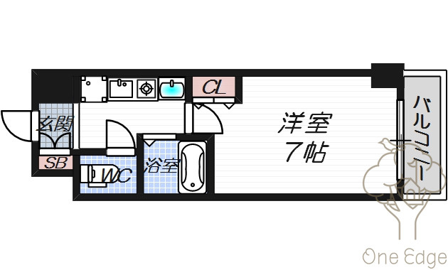 ラナップスクエア同心Ⅱの間取り