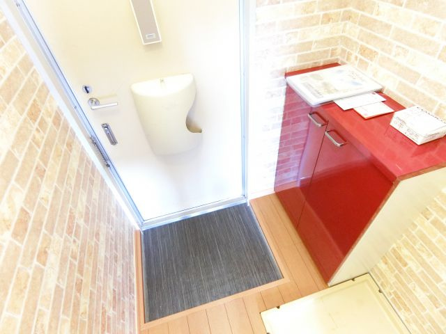 アメニティハイムの玄関