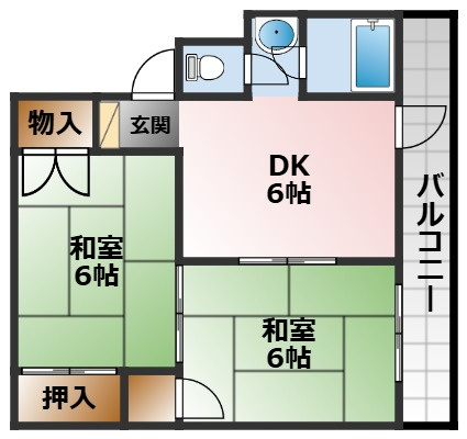 【間取り】 | 岩橋マンション