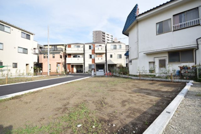 【前面道路含む現地写真】 | MLH藤沢５棟（NO.5）-建築条件無し売地（土地）