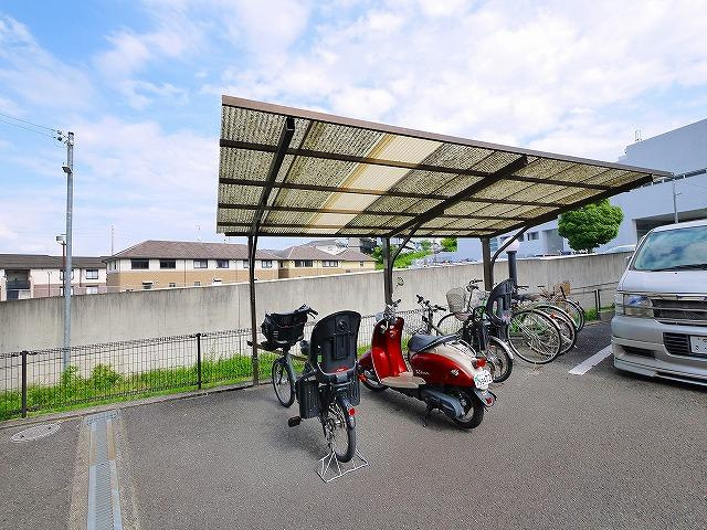 デサロージュ学園前Cのその他共用部分|駐輪場です