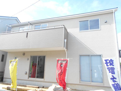 【外観】 | 野田市　五木新町　全3棟　1号棟　45坪 | 2480から2380から2280万円に価格変更。５ＬＤＫ。駐車2台。