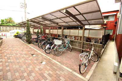 【その他共用部分】 | クレール萱振Ｂ | 屋根付き駐輪場