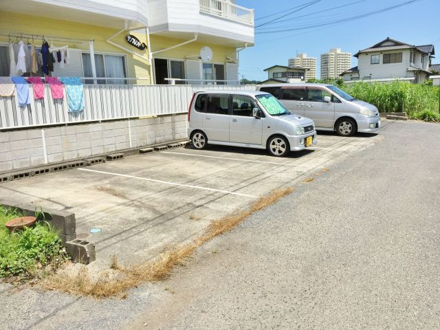 サンフレンドの駐車場