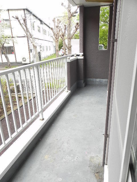 グランドール柏のバルコニー