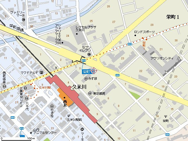 ＫＮマンションの地図