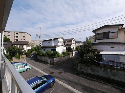 【展望】 | 森ハイツ（仲介手数料無料） | 目の前開けてますので日当たり良好です