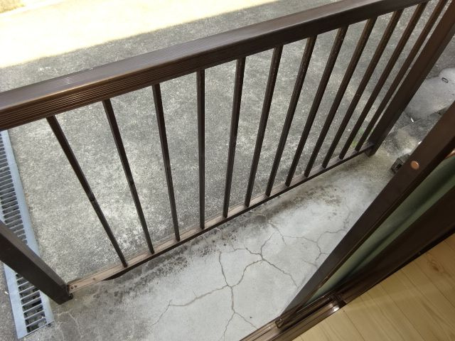 エステート中庄のバルコニー