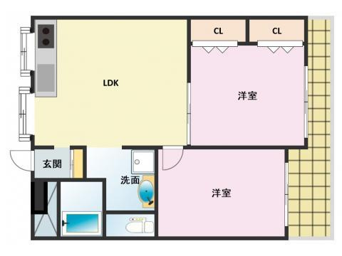 【間取り】 | 住吉グリーンハウス