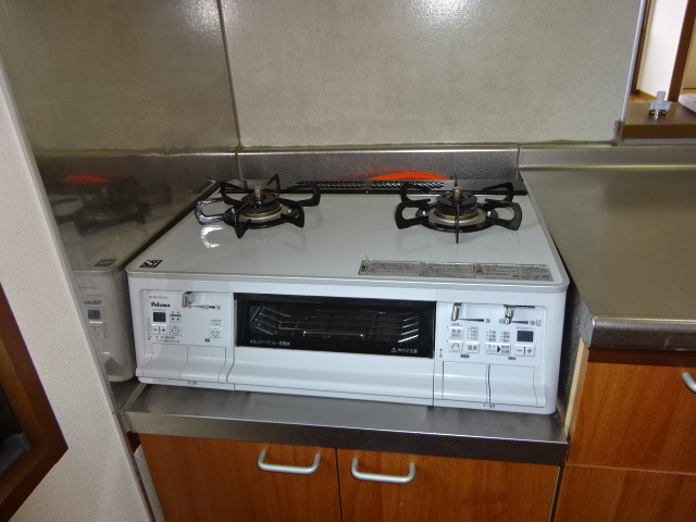 ペルレDのキッチン|ガスコンロ