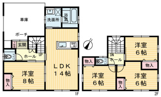 【間取り】 | ＹＭＮ西茂呂貸住宅