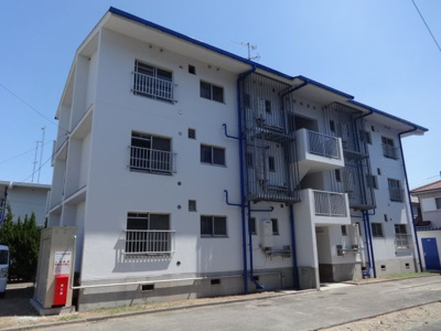 【外観】 | ステラ加古川３号棟 | 外壁塗装工事中♪南向きで日当良好！