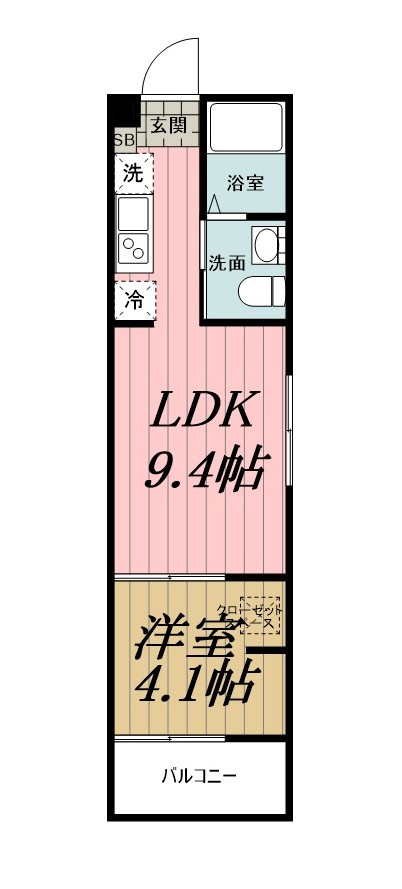 コンフォートシティ西千葉の間取り