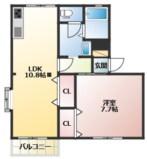 【間取り】 | ラブリーハウスきしもとNo,2045 | 間取り！専用庭付き！