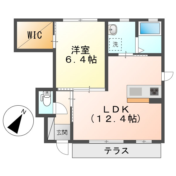 メゾンエストマルスＢの間取り