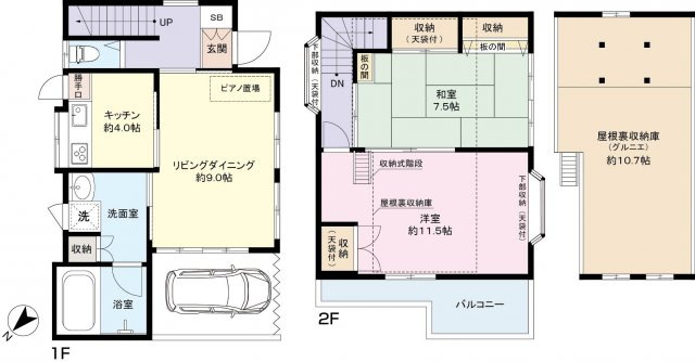 【間取り】 | 無垢の家