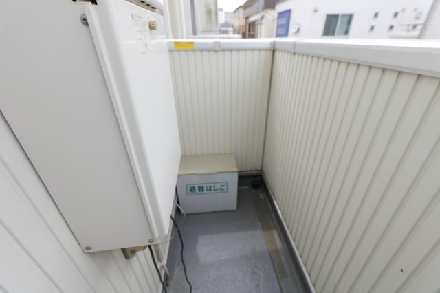 アパートメント新小岩A棟のバルコニー