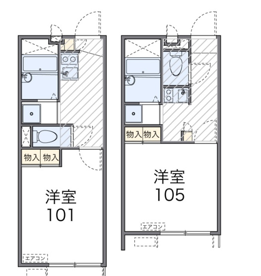 【間取り】 | トリメゾン | ※号室によってお部屋のタイプが異なる場合があります