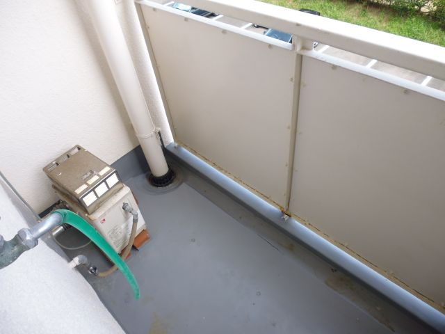 狩口台住宅28号棟のバルコニー