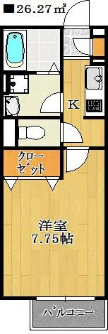 【間取り】 | サンエールＭ．Ｓ | ゆったりとした居室の広さです