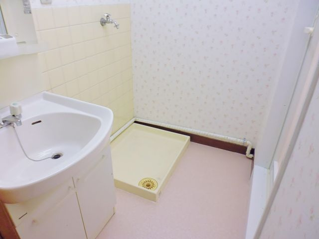 北川マンションの洗面所